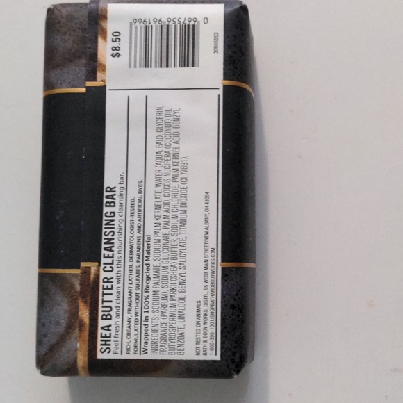 Bath & Body Works Midnight Amber Glow 8oz and Shea Butter Cleansing Bar 5oz - Picture 7 of 7